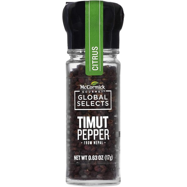 McCormick Gourmet Global Selects Timut Pepper from Nepal, 0.63 Ounce