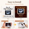 Magnetic Baby Ultrasound Picture Frame with Countdown Weeks
