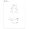 Kingston Brass BS4001 Made to Match Garbage Disposal Flange, Chrome