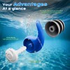 Swimming Headband for Adults - 2 Pairs Waterproof Ear Plugs