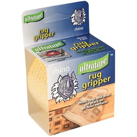 Discount Seller Gripper Tape-Holds Rugs, Mats in Place on All Floor Surfaces, White, n.a