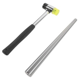 VILLFUL Adjustable Mandrel Stick Jewelry Hammer Set Ring Measuring Tool for DIY Jewelry Making