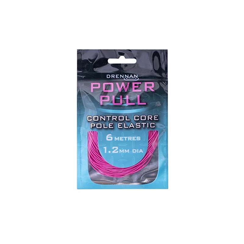 Drennan Power Pull Elastic: 1.2mm Pink