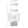 PumpSpy Threaded Quiet Sump Pump Check Valve with 100% Stainless