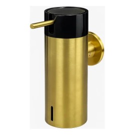 Dispensador De Jabón Brushed Gold, Acero Inoxidable Dorado Oscuro
