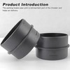 2 Pieces Exhaust Hose 75 mm Kit, Ventilation Pipe with