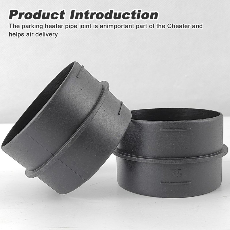 2 Pieces Exhaust Hose 75 mm Kit, Ventilation Pipe with