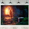 Fmarui Resurrection Backdrop 10x8ft Empty Tomb Photography Backgrounds he is