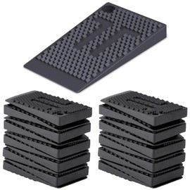 Slim Furniture Wedges 20 Pack, Table Stabilisers, Furniture Leveling Shims, Plastic Wedges for Leveling, Plastic Shims for Toilet Tables Chair for Home Restaurant Use, Waterproof Non Slip, Stackable