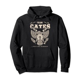 Team Cates Family Name Lifetime Member Pullover Hoodie