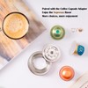 Enforose Coffee Capsule Adapter, Reusable Coffee Pod Converter Stainless Steel