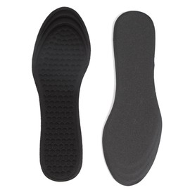 Anniversarich Insole, Shock-Absorbing, Low Rising, Standing Work, With Cut Lines (Black, Men's)