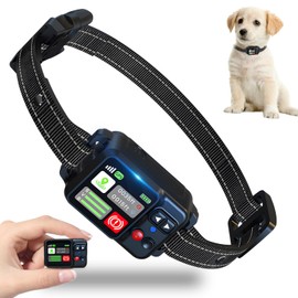 GPS Dog Collar, Wireless Dog Fence, No Wire Circular Boundary, Rechargeable Collar, Adjustable Warning Strength, Range 49-6265ft, IPX7 Waterproof, Suitable for Medium to Large Dogs, Outdoor Use Only