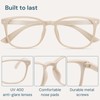 Gaoye Blue Light Blocking Glasses - Fashion Square Eyeglasses, Anti