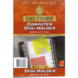 Day-timer Computer Disk Holder - Desk Size