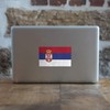 JMM Industries Serbia Flag Vinyl Decal Sticker Република Србија Serbian