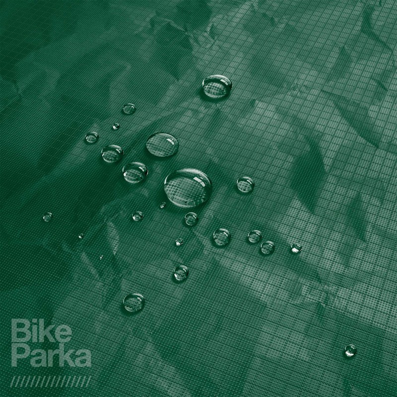 BikeParka XL Waterproof Bicycle Cover (FOREST Green)