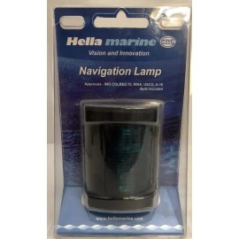 Hella Marine 003562025 Starboard Navigation Lamp 12V-Green Lens/Black Housing