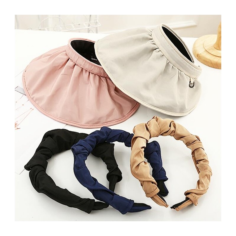 [ＫａｒｌｙＳｈｏｐ　ｉｍｐｏｒｔ] 【2way】UVカットサンバイザー カチューシャ 帽子 日除け 紫外線対策 日焼け つば広 折り畳み おしゃれ