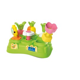 Clementoni Baby Garden, Gioco Educativo 10-36 Mesi, Centro attività per Bambini con 6 Accessori, Sviluppa Manualità, Coordinazione e Percezione Visiva, Made in Italy, Linea Baby, 17645