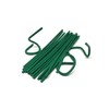 Set of 100 Plant Twist Tie - Flexible Green Rubber