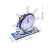 Mobestech 1Pc Nautical Style Clock Creative Lighthouse Design for Living