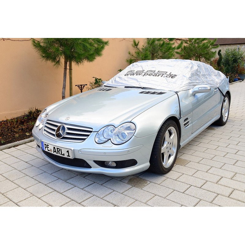 PEARL Premium Partial Car Cover Medium 330X148X40 CM
