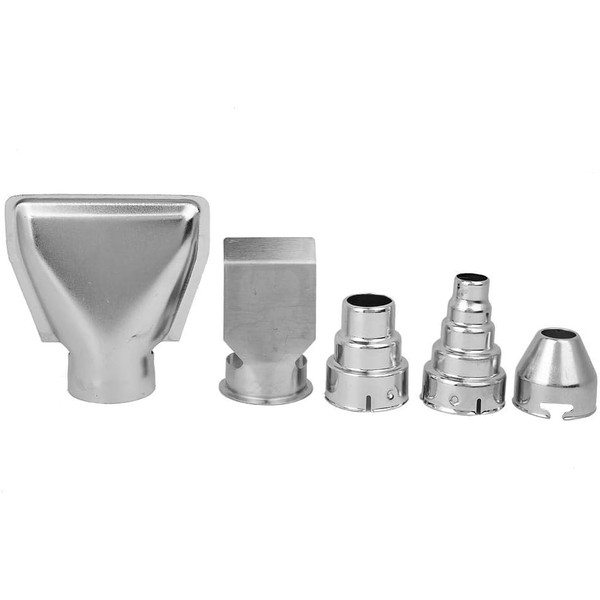 ZCZQC 5PCS Hot Air Guns Nozzles Industrial Nozzles Stainless Steel