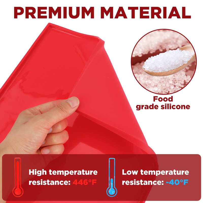 6PCS Silicone Dehydrator Sheets - Nonstick fruit leather trays for
