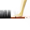 NAGARAKU Tweezers for Eyelash Extension Gold Curved Volume Cluster Eyelashes