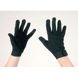 Reithandschuhe Baumwolle Jersey, Gr. S wei?