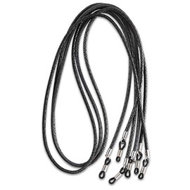 Avitron Elegant Eyeglass, Sunglass Strap-Chain- Retainer,Sports Band, 3 Black Pack PU Leather For Men Women By HANGIT