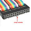 sourcing map IDC Ribbon Cable Coloured Rainbow Colour Wire 26