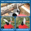 2-in-1 Cordless Pole Pruning Shears,Electric Pruning Shears with Pole,Pole Pruner