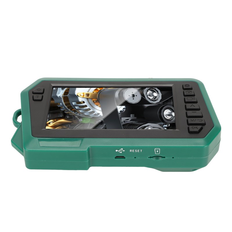Dual Lens Borescope Inspection Camera 4.3in Screen 6 LED Light