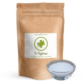 D-Tagatose Powder - 250 g - Natural Sugar Alternative - Pure Vegetable - Glycemic Index of 3 - Low Calorie - Gentle on Teeth