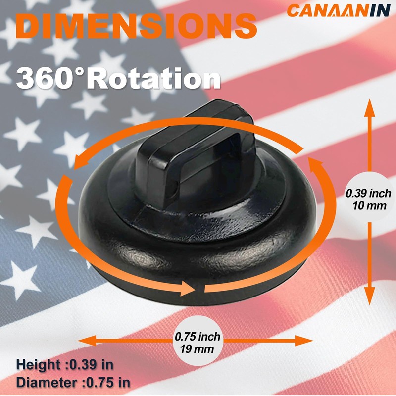 CANAANIN Magnet Zip Tie Mount Clips Magnetic Zip Ties Mount