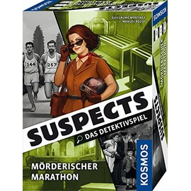 Kosmos 683641 Suspects - Murderous Marathon, The Detective Game, Crime Game, Collect Clues, Solve Murder Case, from 12 Years for 1-5 People