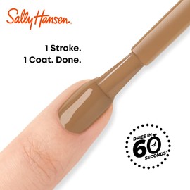 Sally Hansen Insta-Dri, Shooting Star, Quick Dry, Long Lasting, Semi Opaque, Glitter Nude Nail Polish