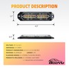 BooYu Green/White LED Surface Mount Emergency Strobe Flashing Lights for