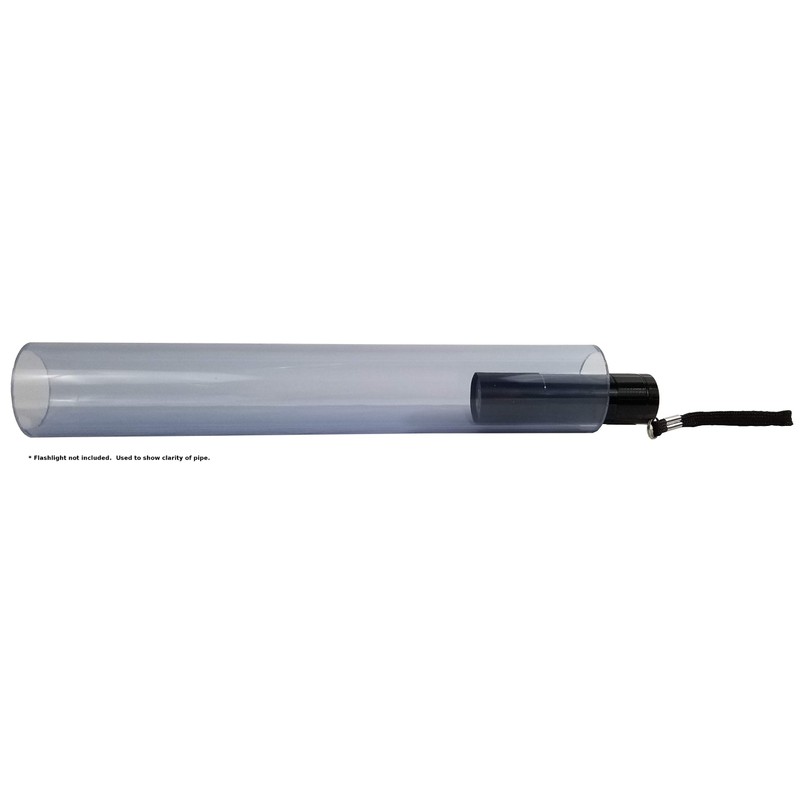 2 Inch Clear PVC Schedule 40 Pipe [Pipe ID 2.047