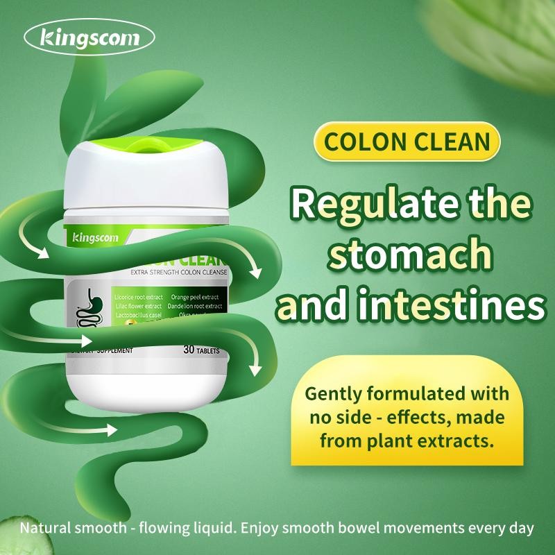 Kingscom Advanced Colon Cleanse - Okra Fiber Formula | 30