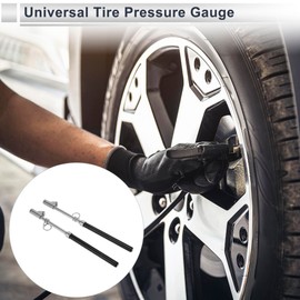 RATCHROLL 2 Pcs Universal Tire Pressure Gauge 10-150PSI Digital Pressure Gauge Tyre Air PSI Meter for Motorcycle SUV Truck