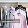 Hangers Space Saving Clothes Hanger 4 Packs Swing Arm Non