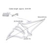 LED Neon Light Ice Cream Waterproof Battery USB Powered Hangable
