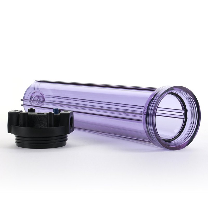 Hydronix HF5-20CLBK34PR Water Filter Housing 20" RO, Whole House, Hydroponics