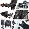sourcing map 100 Sets Leather Rivets, 8mm Double Cap Rivets