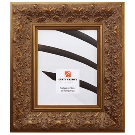 Craig Frames 9472 16 by 20-Inch Picture Frame, Ornate Finish, 3.5-Inch Wide, Weathered Gold