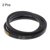 sourcing map Pack of 2 A-1210 V-belt drive belt, 1210