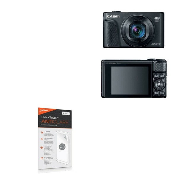 BoxWave Screen Protector Compatible with Canon Powershot SX740 HS -